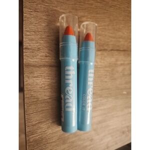 *2*Thread Color it - Lipstick - "Fiery" - Red - New Unopened Sealed